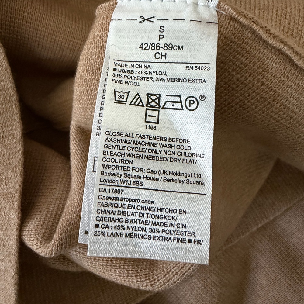 NWT Banana Republic Wool Blend Midi A-Line Skirt - sz S - Picture 7 of 7